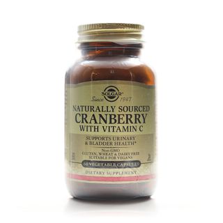 Solgar Natural Cranberry with Vitamin C - 60 Vegetable Capsules