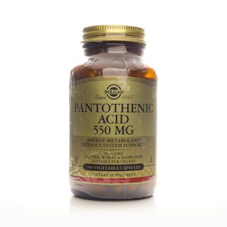 Solgar Pantothenic Acid 550 mg - 100 Vegetable Capsules