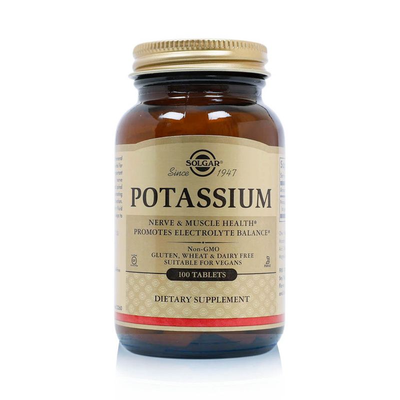 Solgar Solgar Potassium 99 mg, 100 Tablets