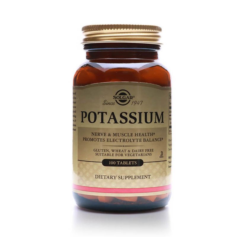 Solgar Solgar Potassium Amino Acid Complex 99 mg, 100 Tablets