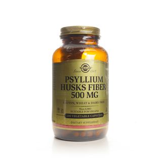 Solgar Psyllium Husks Fiber 500 mg - 200 Vegetable Capsules