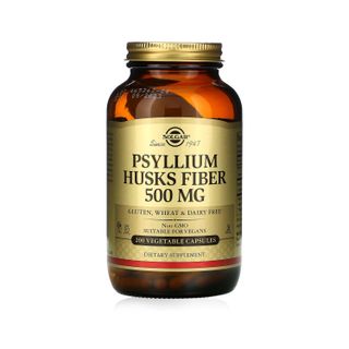 Solgar Psyllium Husks Fibre 500 mg - 500 Vegetable Capsules