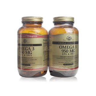 Solgar Triple Strength Omega-3 950 mg - 2 x 100 Softgels (Buy 1 Get 1 Free)