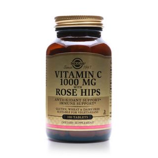 Solgar Vitamin C 1,000 mg with Rose Hips - 100 Tablets