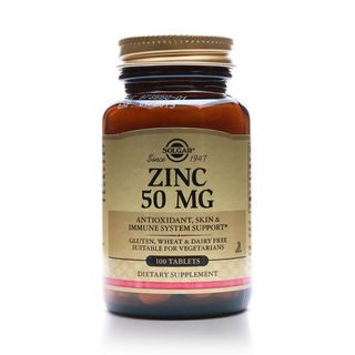 Solgar Zinc 50 mg Tablets, 100 Tablets