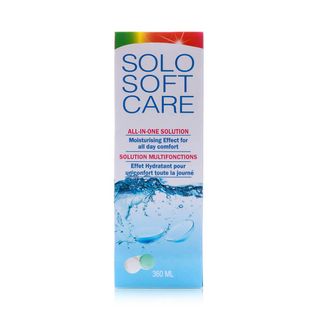 SoloCare Aqua Multipurpose Soft Contact Lens Solution - 360 ml