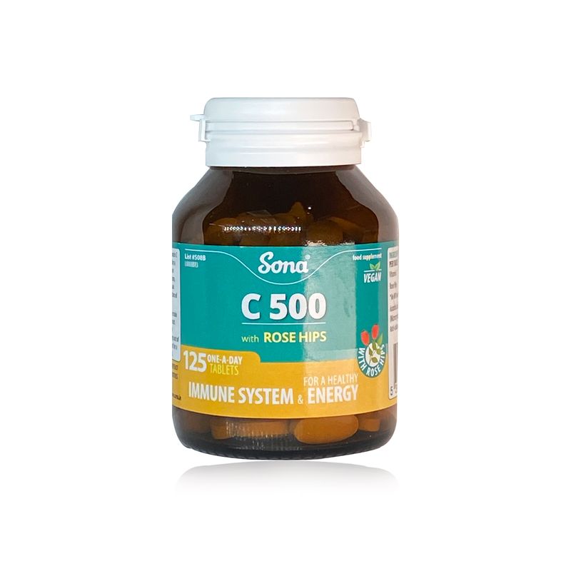 Sona Sona C500 with Rose Hips - 125 Tablets