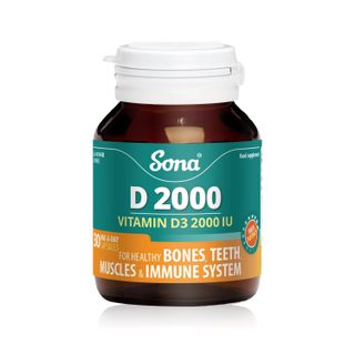 Sona Vitamin D3 2000 IU - 30 Capsules