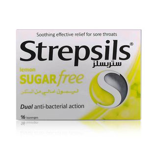 Strepsils Lemon Sugar Free Lozenges
