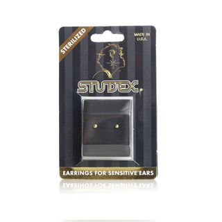 STUDEX Sensitive Tiffany 5 mm Cubic Zirconia Earrings - 1 Sterilized Pair