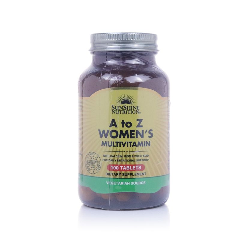 Sunshine Nutrition Sunshine Nutrition A to Z Women's Multivitamin - 100 Tablets