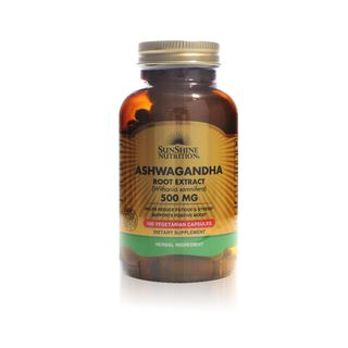 Sunshine Nutrition Ashwagandha 500 mg - 100 Vegetable Capsules