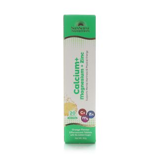 Sunshine Nutrition Calcium + Magnesium + Zinc Effervescent - 20 Tablets