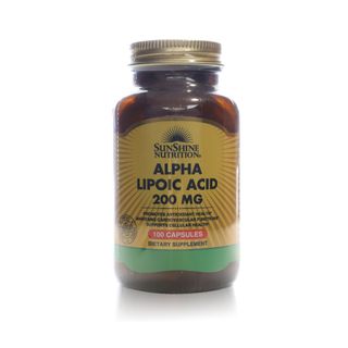 Sunshine Nutrition Alpha Lipoic Acid 200 mg - 100 Capsules