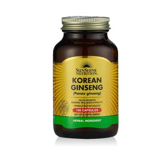 Sunshine Nutrition Korean Ginseng Extract 100 mg - 100 Capsules