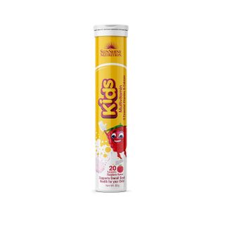 Sunshine Nutrition Kids Multivitamin Raspberry Effervescent - 20 Tablets