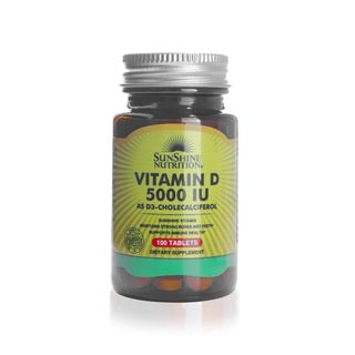 Sunshine Nutrition Vitamins D3 5,000 IU - 100 Tablets