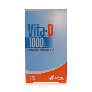 Synergy Vita-D3 1000 IU - 60 Softgels