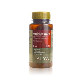 Talya Multivitamin with Red Ginseng & Coenzyme Q10 - 60 Tablets