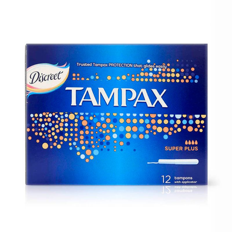 Tampax Tampax Super Plus Tampons with Cardboard Applicator - 12 Tampons