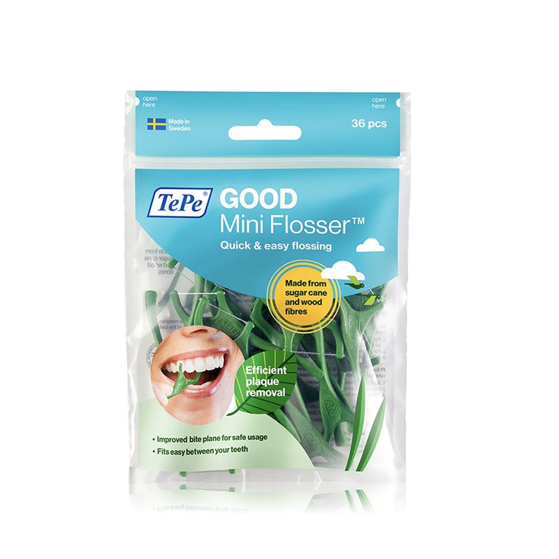 TePe TePe Mini Flosser Preloaded Dental Floss Holders - 36 Flossers