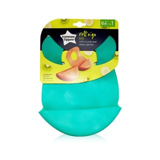 Tommee Tippee Roll 'n' Go Silicone Bib 6m+ - 1 Bib