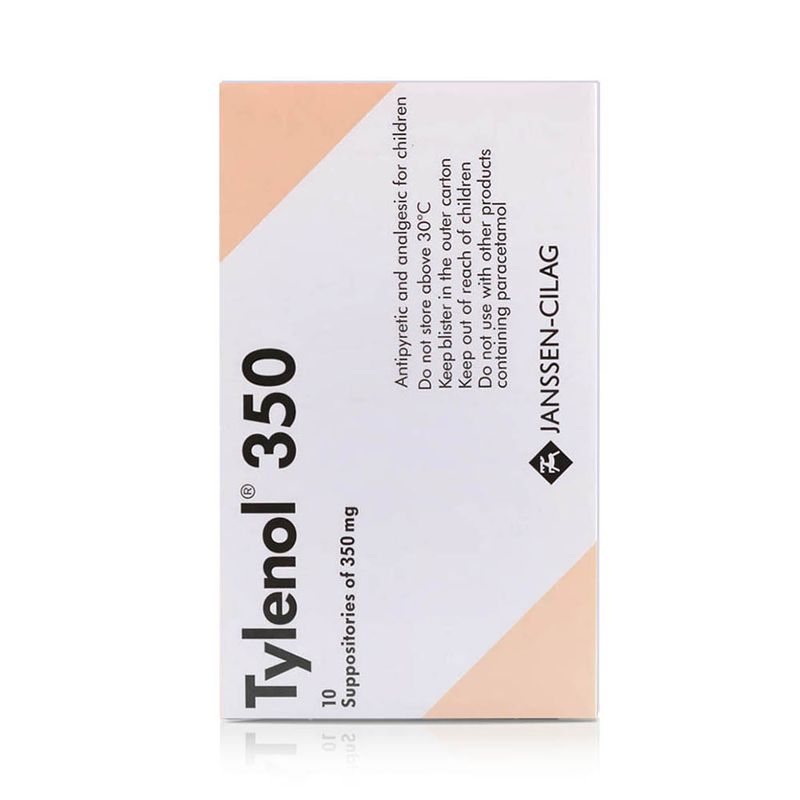 Tylenol Tylenol 350 mg Suppositories - 10 Suppositories