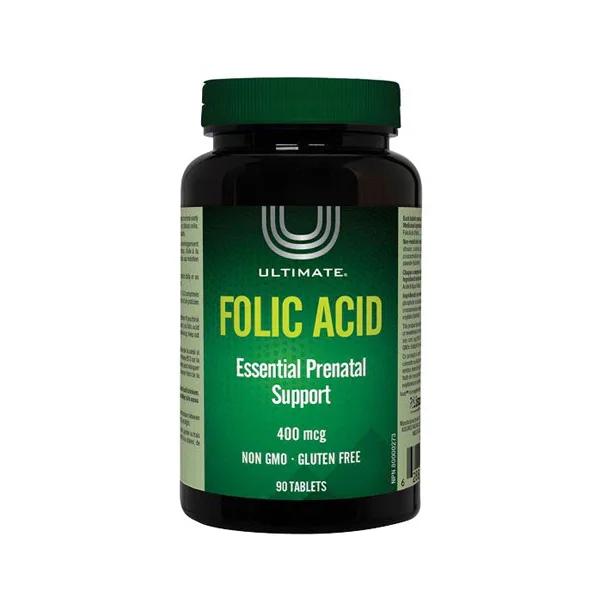 Ultimate Ultimate Folic Acid 400 mcg - 90 Tablets
