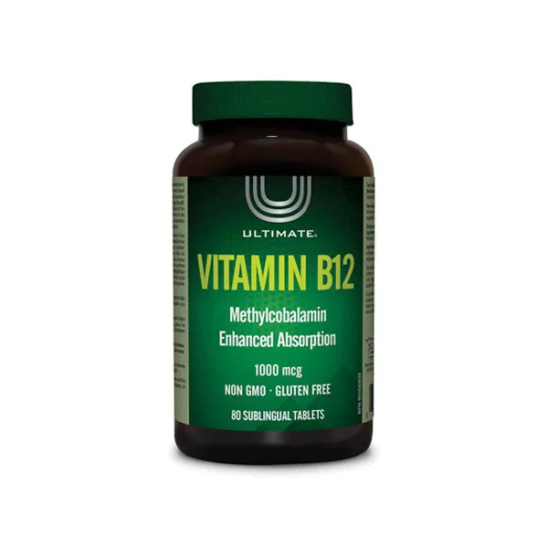 Ultimate Ultimate Vitamin B12 Methylcobalamin 1000 mcg - 80 Sublingual Tablets
