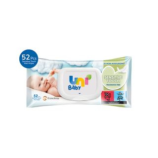 Uni Baby Sensitive Touch Fragrance-Free Wet Wipes - 52 Wipes