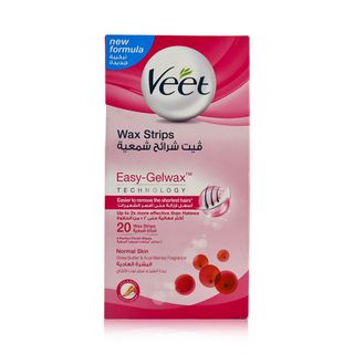 Veet Cold Wax Strips for Normal Skin - 20 Strips