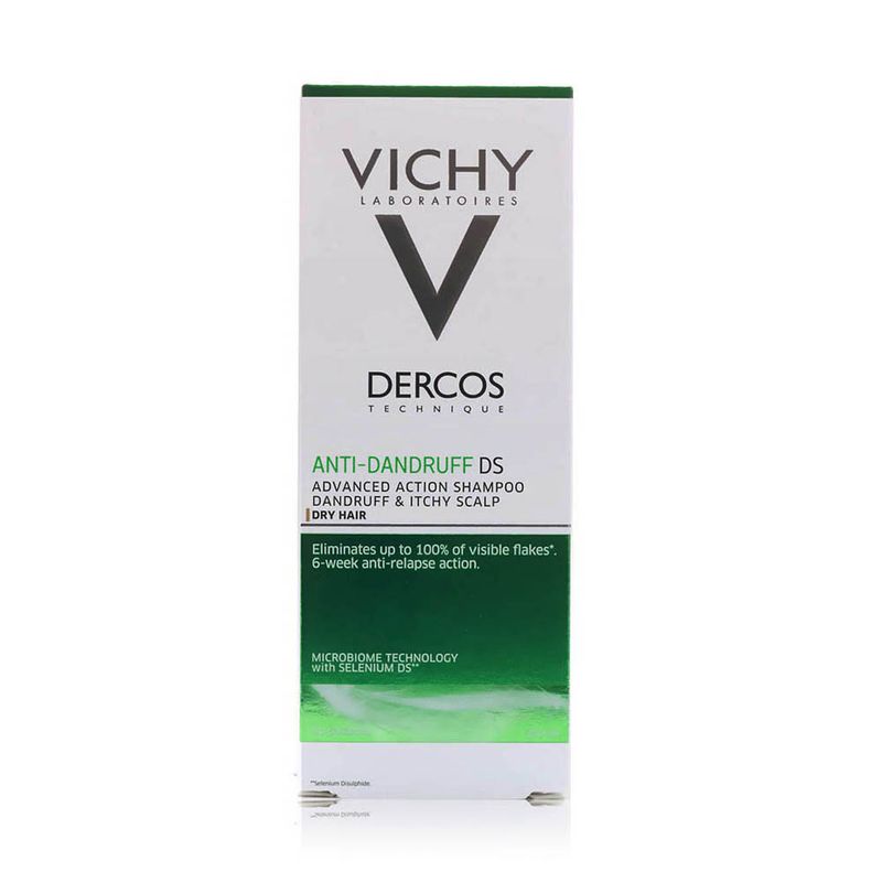 Vichy Vichy Dercos Anti-Dandruff DS Shampoo for Dry Hair, 200 mL
