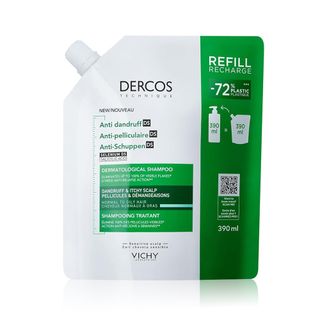 Vichy Dercos Anti-Dandruff DS Shampoo Refill for Normal to Oily Hair - 390 ml