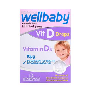 Vitabiotics Wellbaby Vitamins D Drops - 30 ml