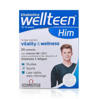 Vitabiotics Wellteen Him for Teenage Boys 13-19 Years - 30 Tablets