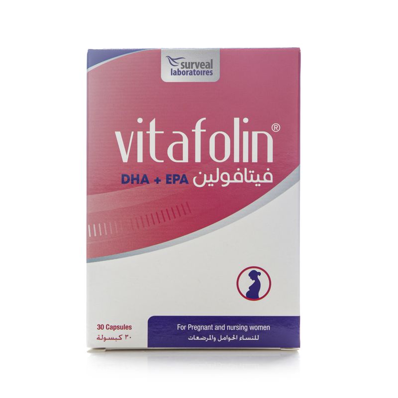 Vitafolin Vitafolin DHA + EPA Prenatal and Postnatal Supplement - 30 Capsules