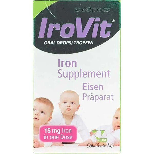Vitane Vitane Irovit Iron Drops, 30 mL