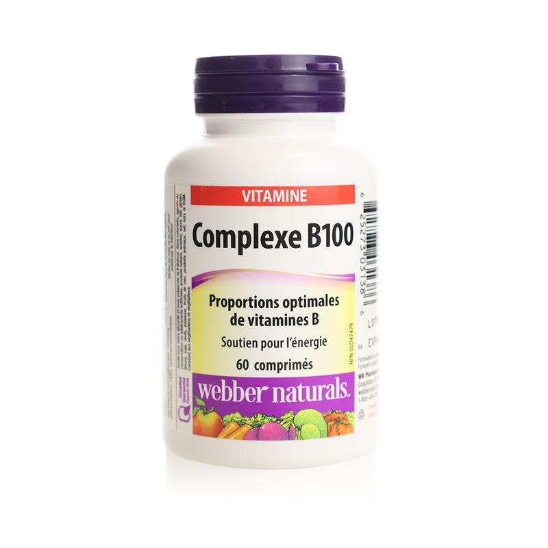Webber Naturals Webber Naturals B100 Complex 100 mg - 60 Tablets