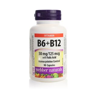 Webber Naturals B6, B12 & Folic Acid - 90 Capsules