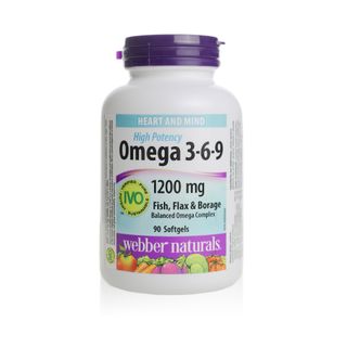 Webber Naturals Omega 3-6-9 1200 mg - 90 Softgels