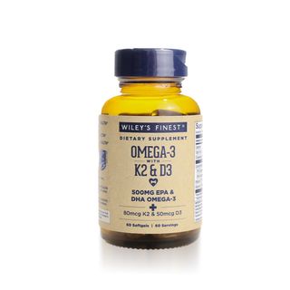Wiley's Finest Omega-3 + K2 & D3 - 60 Softgels