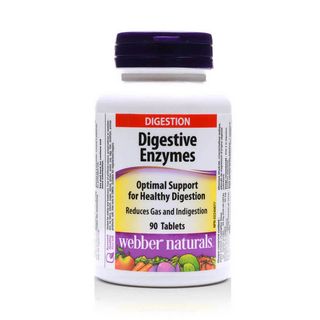 Webber Naturals Digestive Enzymes, 90 Tablets