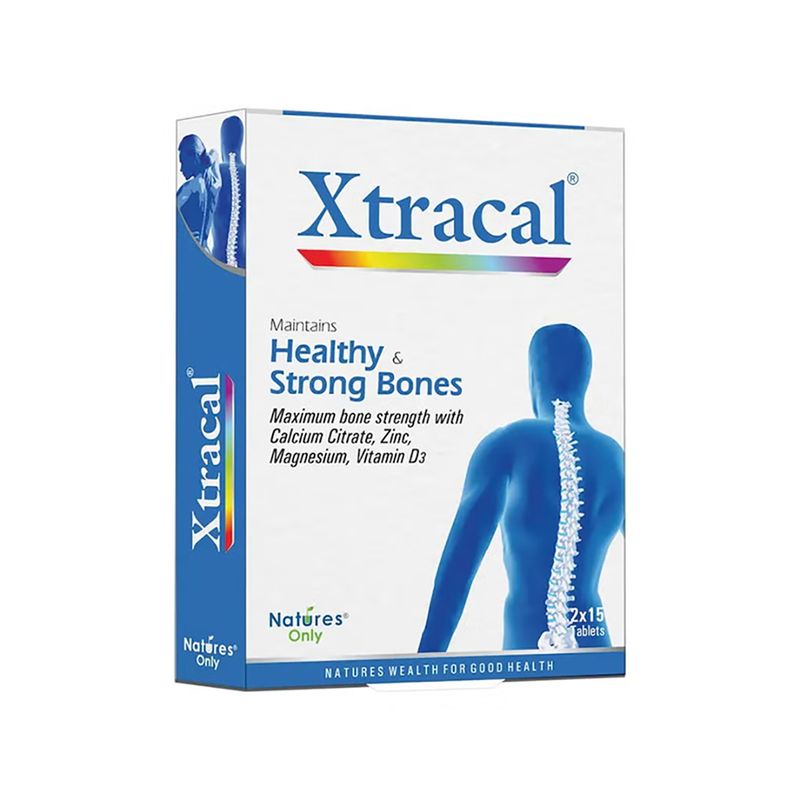 Xtracal Xtracal Calcium Citrate with Vitamins D3, Magnesium and Zinc - 30 Tablets